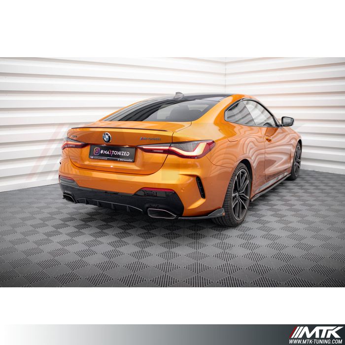 Lames latérales arrière Maxton V2 BMW Serie 4 G22 Pack-M Coupé et cabriolet 2020>